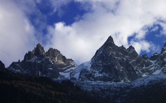 Chamonix mountains