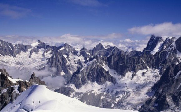 Mountain Range, Mt Blanc