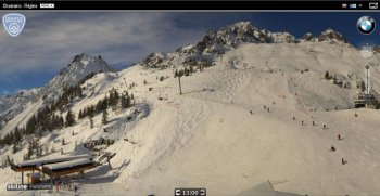 Chamonix webcam image of Flegere ski area