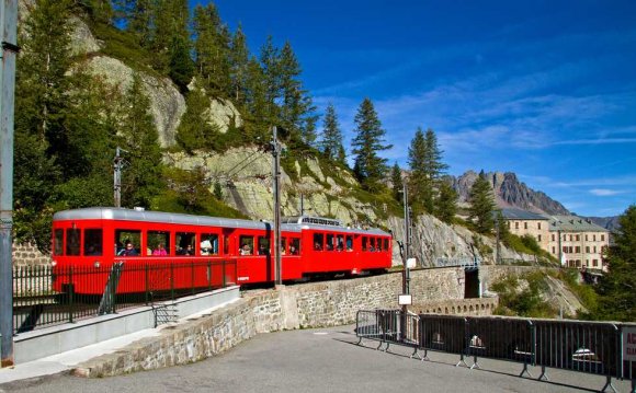 Chamonix train station
